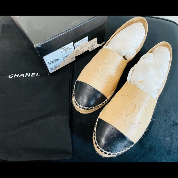 CHANEL Espadrilles Beige/Black - Picture 2 of 3